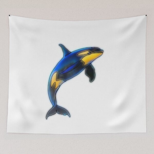 Item preview, Finn the Orca - animalz designed and sold by Ashley’sAnimalz.