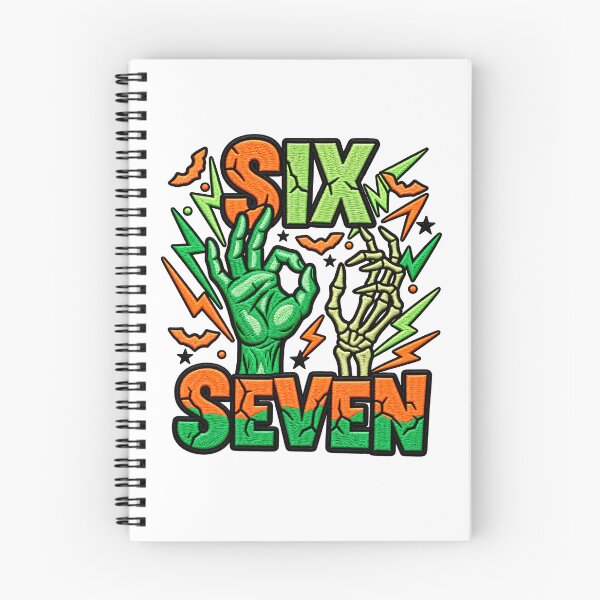 Item preview, Haunted By Six Seven Spooky Skeleton Halloween Humor designed and sold by ArtDesignTp.