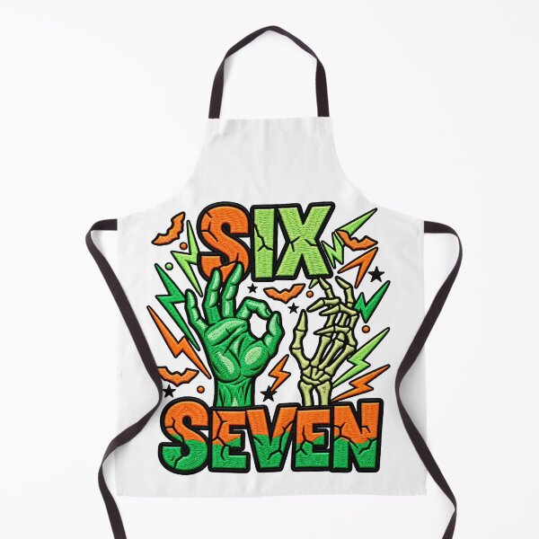 Item preview, Haunted By Six Seven Spooky Skeleton Halloween Humor designed and sold by ArtDesignTp.