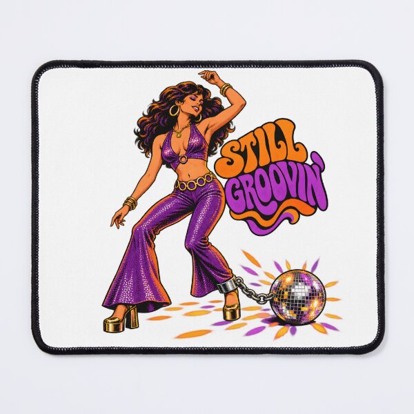 Item preview, Still Groovin - Disco Dancer Chained to a Mirror Ball designed and sold by Digipeel.