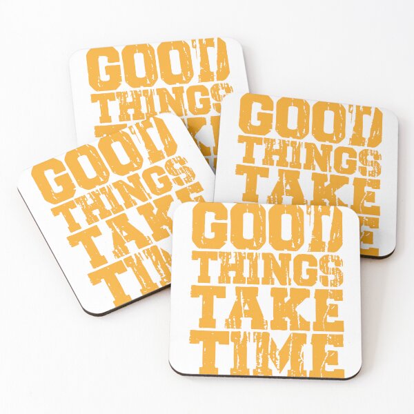 Item preview, Good Things Take Time Vintage Slab Lettering designed and sold by andry01.