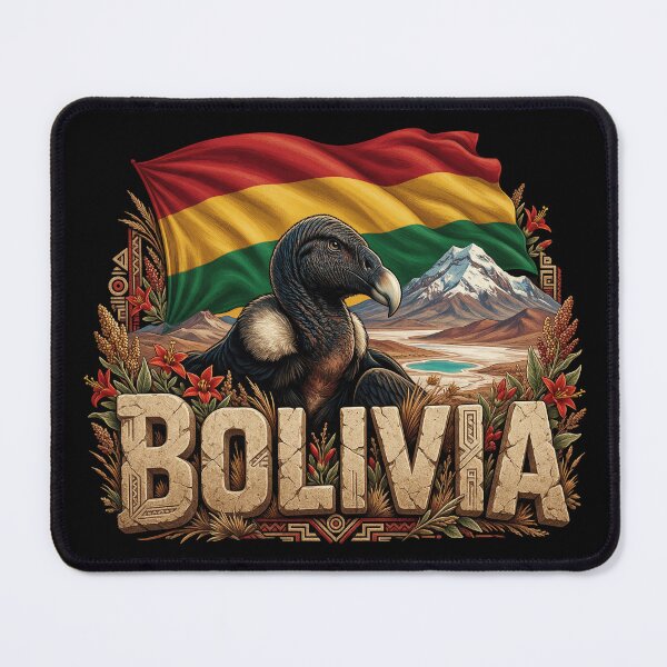 Item preview, Bolivia Heritage – Condor & Andean Emblem designed and sold by FlagX.