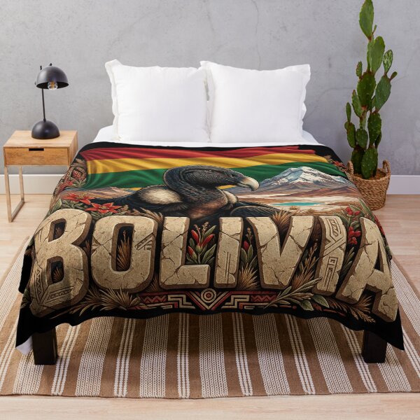 Item preview, Bolivia Heritage – Condor & Andean Emblem designed and sold by FlagX.