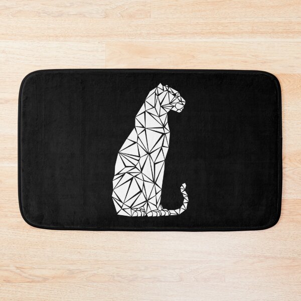 Item preview, White Geometric Panther designed and sold by Espyr.Art.