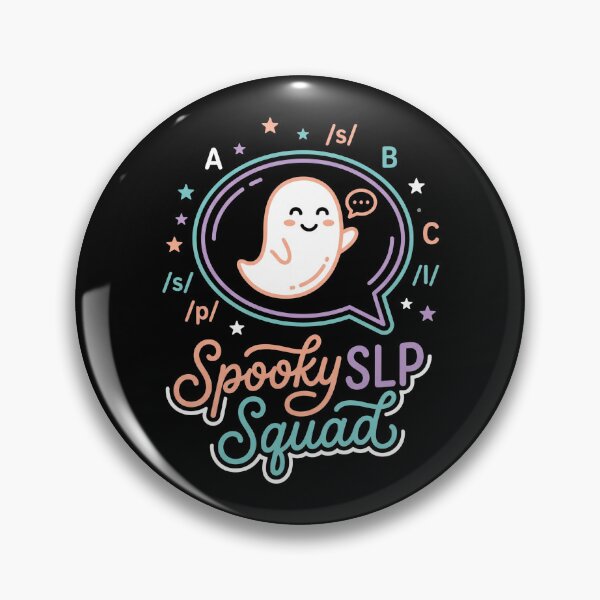 Item preview, Spooky SLP Squad Halloween Speech Therapist Ghost designed and sold by TeNovaStudio.
