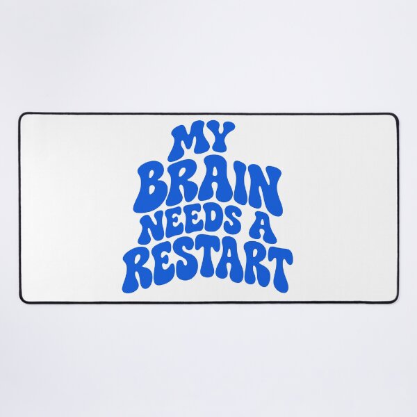 Item preview, My Brain Needs a Restart Groovy Lettering designed and sold by andry01.