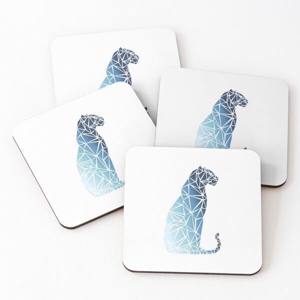 Item preview, Geometric Panther - Glacier designed and sold by Espyr.Art.