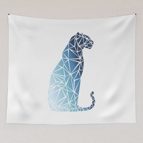 Item preview, Geometric Panther - Glacier designed and sold by Espyr.Art.