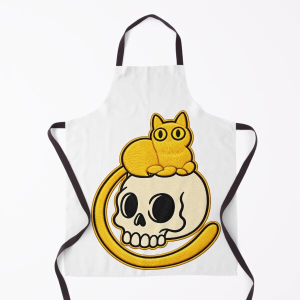 Item preview, Gothic Skull Cat Dark Spooky Halloween Kittens designed and sold by ArtDesignTp.