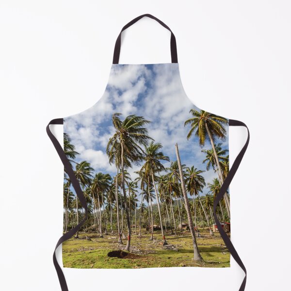 Item preview, Tropical palm grove under a blue sky – Caribbean landscape with coconut palms designed and sold by Nicole Bleck.