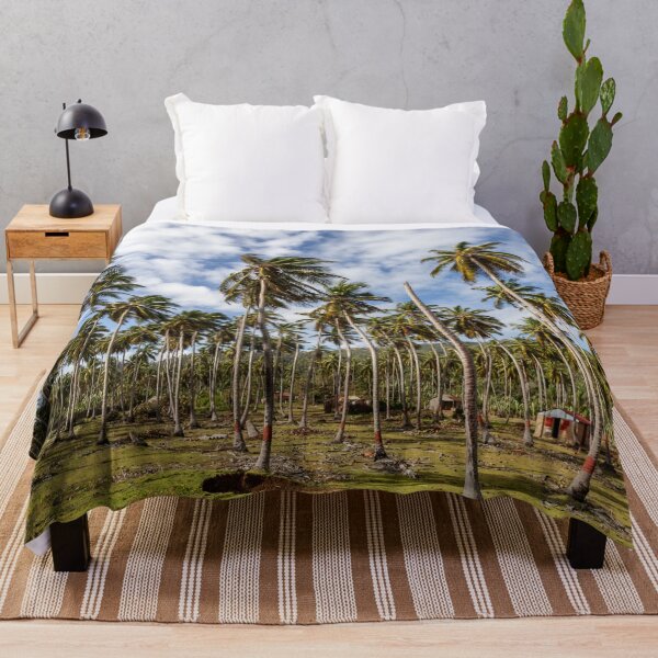 Item preview, Palmeral tropical bajo un cielo azul: paisaje caribeño con palmeras de coco. designed and sold by Nicole Bleck.