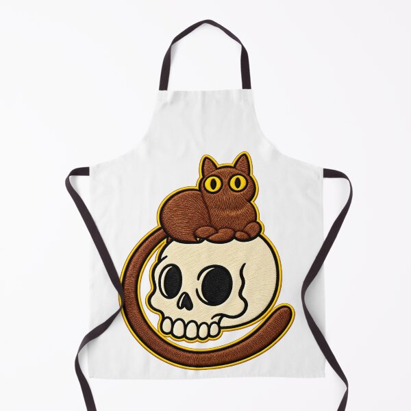 Item preview, Gothic Skull Cat Creepy Kittens Halloween Design designed and sold by ArtDesignTp.