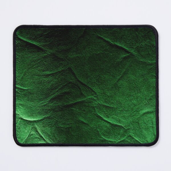 Item preview, Emerald Green Crinkled Silk Fabric Art designed and sold by Piotrek0001.
