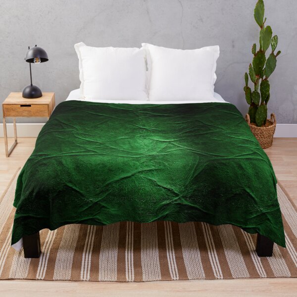 Item preview, Emerald Green Crinkled Silk Fabric Art designed and sold by Piotrek0001.