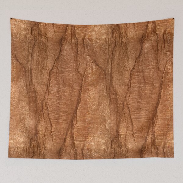 Item preview, Caramel Brown Creased Leather Texture Art designed and sold by Piotrek0001.