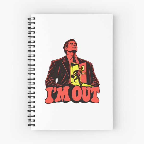 Item preview, I’m Out - Suited Man with a Tiny Emergency Exit designed and sold by Digipeel.