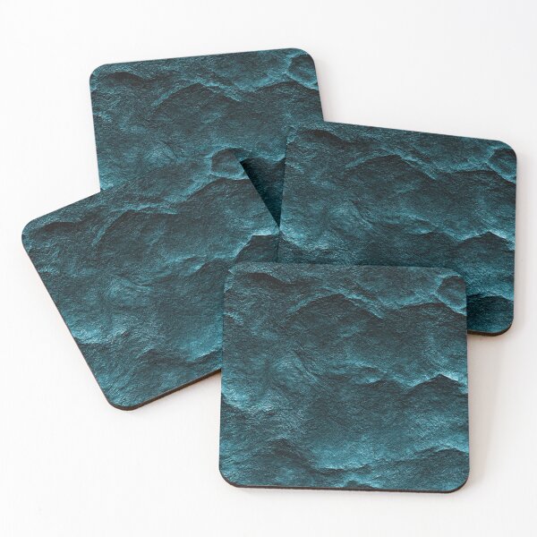 Item preview, Deep Teal Reptilian Scale Crinkled Art designed and sold by Piotrek0001.