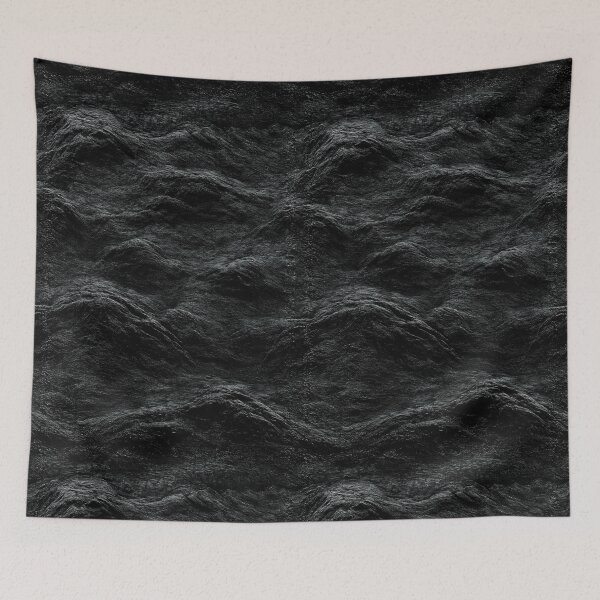 Item preview, Black Volcanic Basalt Crinkled Rock Surface designed and sold by Piotrek0001.