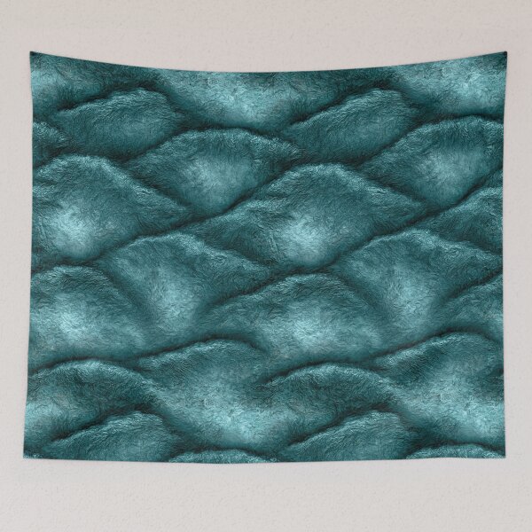 Item preview, Teal Dragon Scale Creased Leather Texture designed and sold by Piotrek0001.
