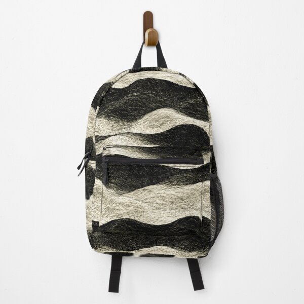 Item preview, Monochrome Wavy Striped Crinkled Texture Art designed and sold by Piotrek0001.
