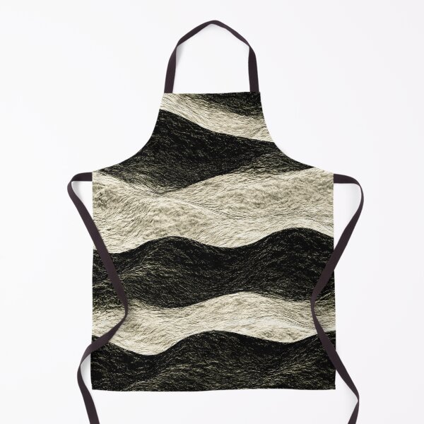 Item preview, Monochrome Wavy Striped Crinkled Texture Art designed and sold by Piotrek0001.