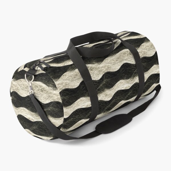 Item preview, Monochrome Wavy Striped Crinkled Texture Art designed and sold by Piotrek0001.