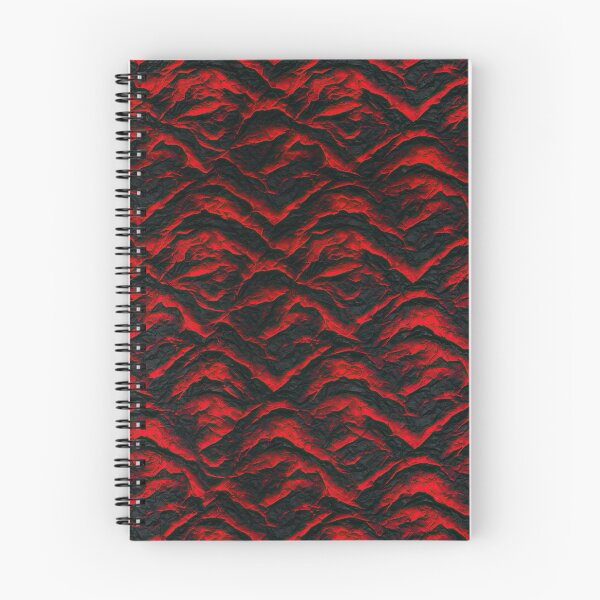 Item preview, Crimson Magma Wave Crinkled Relief Art designed and sold by Piotrek0001.