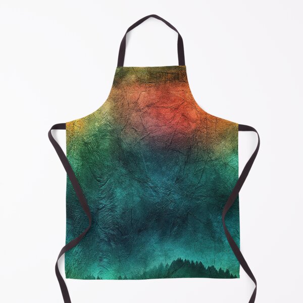 Item preview, Rainbow Aurora Wash on Green Crinkled Canvas designed and sold by Piotrek0001.