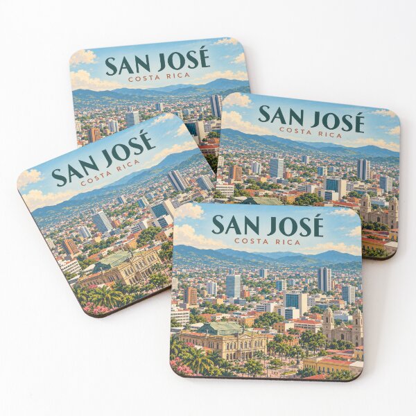 Item preview, San José Vintage Costa Rican City Art designed and sold by MichaeIRellov.