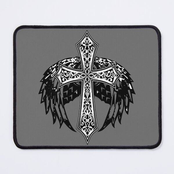 Item preview, Cross with Angel Wings designed and sold by JHubb-Designs.