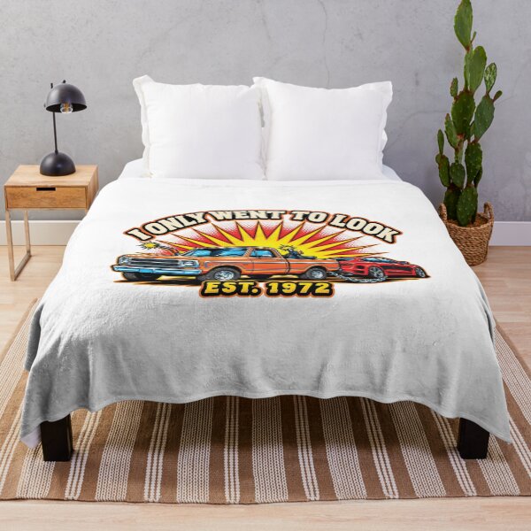 Item preview, I Only Went To Look - Vintage Truck Towing Sports Car T-Shirt Design designed and sold by IrhaArts.