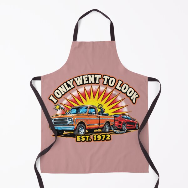 Item preview, I Only Went To Look - Vintage Truck Towing Sports Car T-Shirt Design designed and sold by IrhaArts.