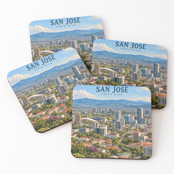 Item preview, San José Painterly Costa Rican City Impression designed and sold by MichaeIRellov.