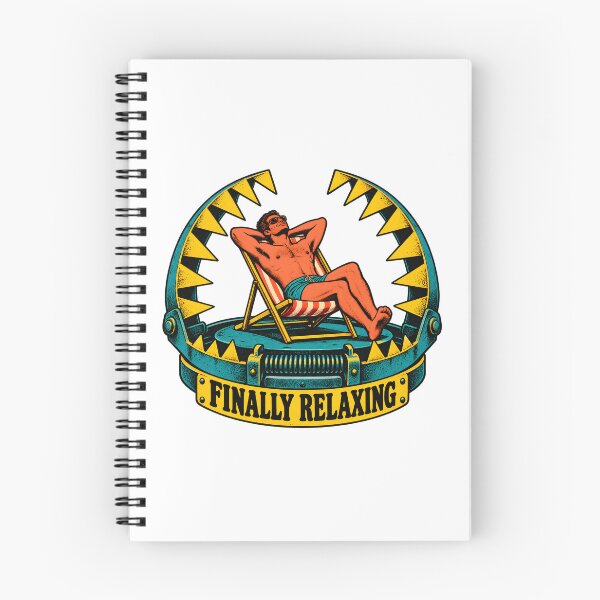 Item preview, Finally Relaxing - Sunbather in an Open Bear Trap designed and sold by Digipeel.