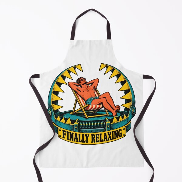 Item preview, Finally Relaxing - Sunbather in an Open Bear Trap designed and sold by Digipeel.