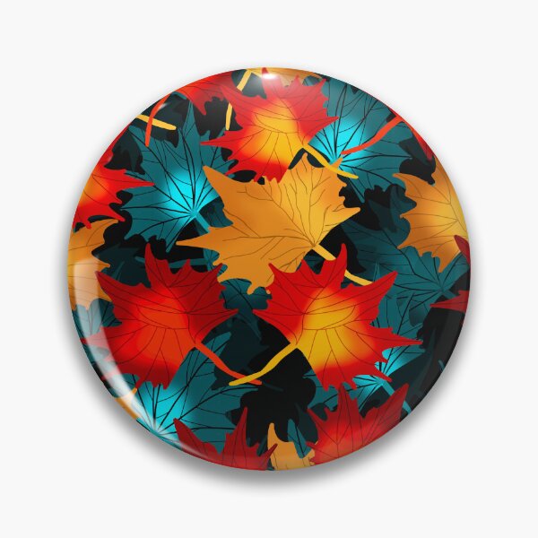 Item preview, Colourful Autumn Leaf Pattern designed and sold by Andrew  Hitchen.