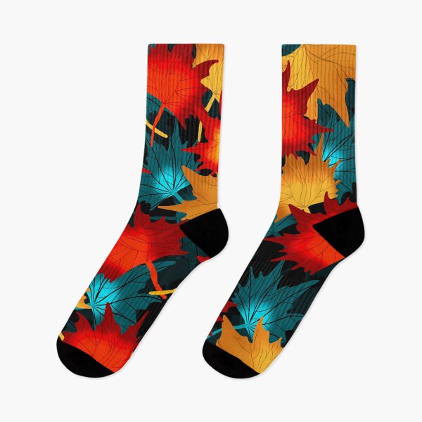 Item preview, Colourful Autumn Leaf Pattern designed and sold by Andrew  Hitchen.