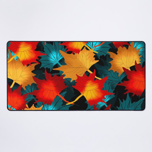 Item preview, Colourful Autumn Leaf Pattern designed and sold by Andrew Hitchen.