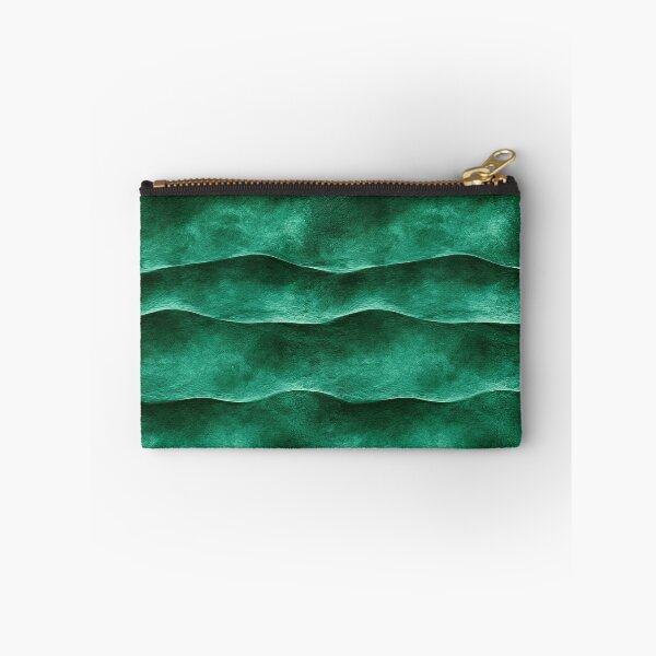 Item preview, Emerald Green Wavy Landscape Crinkled Art designed and sold by Piotrek0001.