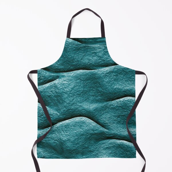 Item preview, Teal Blue Horizontal Wavy Ribbon Crinkle Art designed and sold by Piotrek0001.