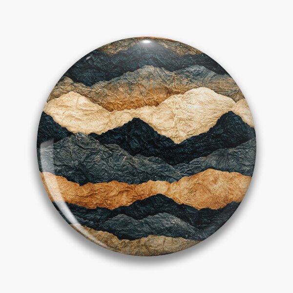 Item preview, Golden Sand and Black Wavy Crinkled Layers designed and sold by Piotrek0001.