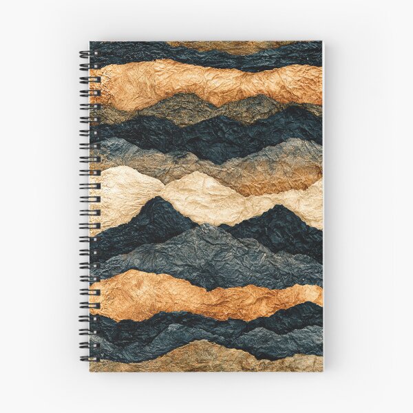 Item preview, Golden Sand and Black Wavy Crinkled Layers designed and sold by Piotrek0001.