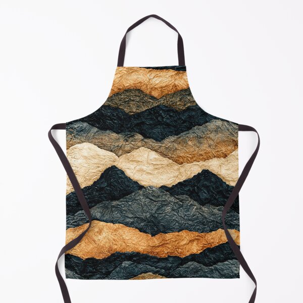 Item preview, Golden Sand and Black Wavy Crinkled Layers designed and sold by Piotrek0001.