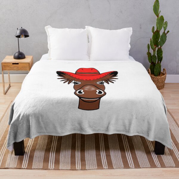 Item preview, Funny Donkey Wearing A Cowboy Hat designed and sold by Sartoris Art.