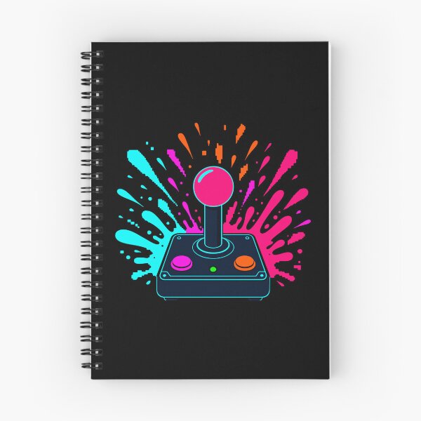 Item preview, Neon Retro Joystick Arcade Splash Gaming Art designed and sold by fadilow.