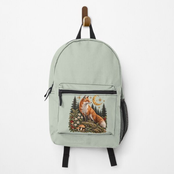 Item preview, Mystical Fox - Moonlit Woodland Forest Art designed and sold by NViora.