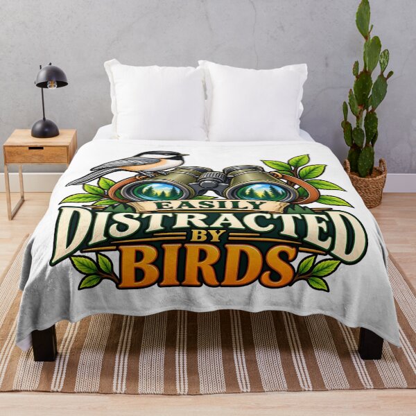 Item preview, Easily Distracted By Birds Funny Birdwatching Nature Lover Binoculars  designed and sold by Photo-Sphere101.