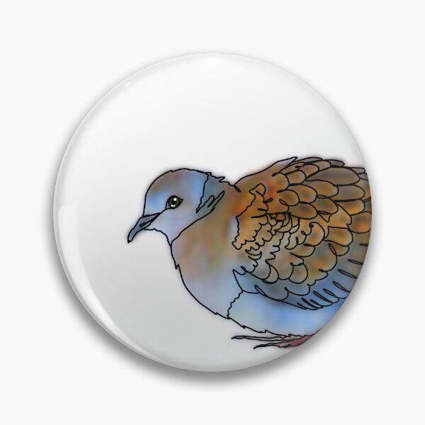 Item preview, Tina the Turtle Dove  - animalz designed and sold by Ashley’sAnimalz.