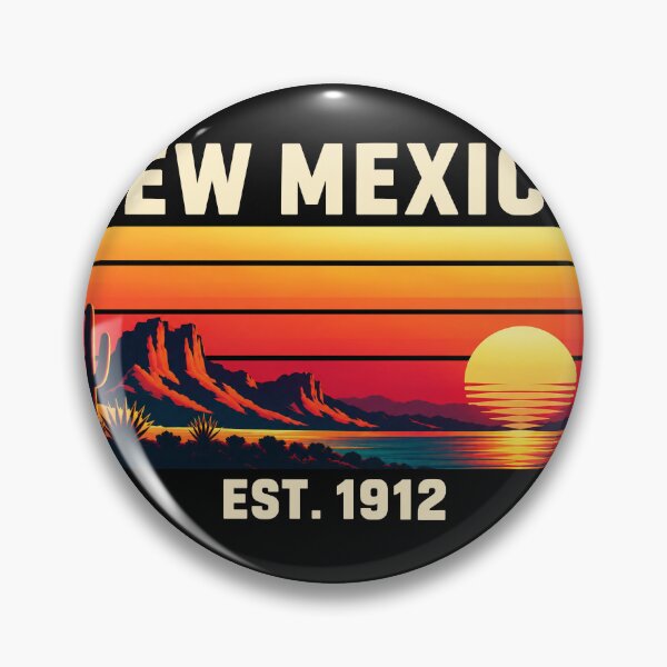 Item preview, New Mexico Retro Desert Sunset designed and sold by SonnyGilmore.
