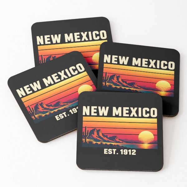 Item preview, New Mexico Retro Desert Sunset designed and sold by SonnyGilmore.